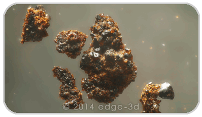 moon sand from apollo 11 deep focus with Edge 3D Microscope
